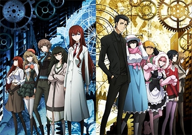 The main cast of Steins;Gate 0 depicted in a promotional key visual