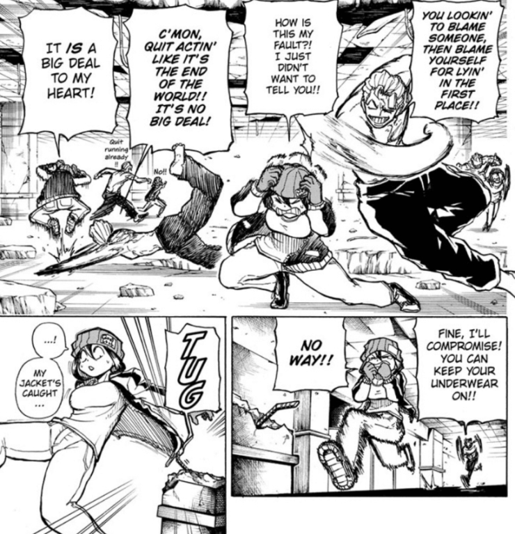 Andy confronts Fuuko and others