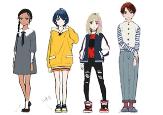 Full body character designs