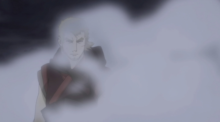 Blonde warrior close-up