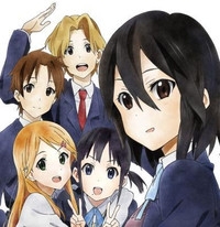 The five main characters of Kokoro Connect including Taichi and Iori