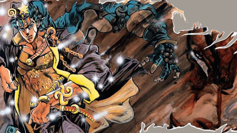 Jotaro and Star Platinum