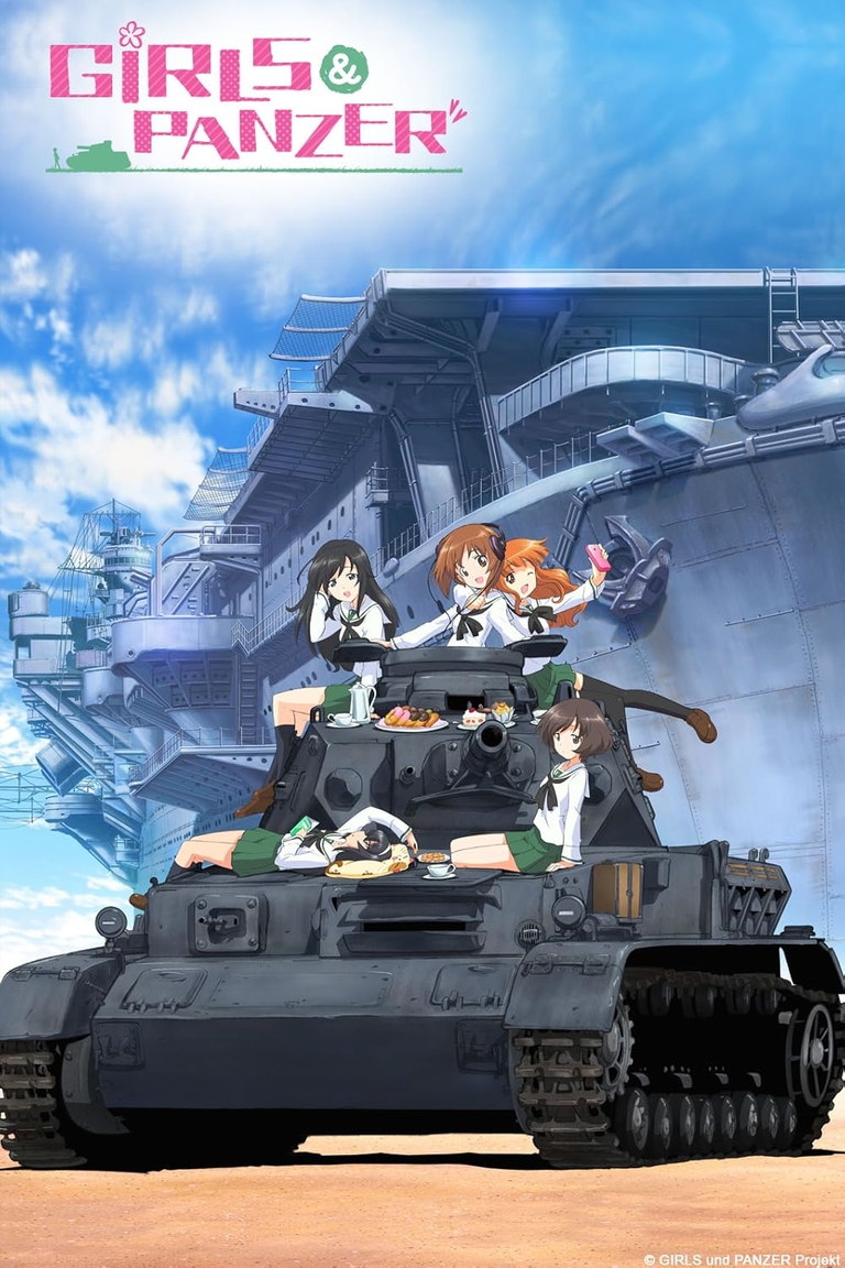 The main cast posing on their tank