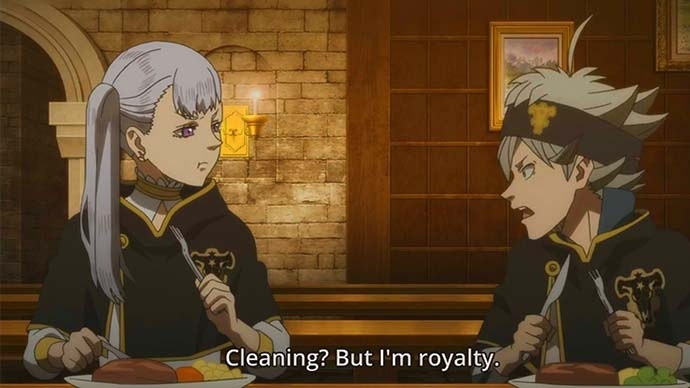 Noelle Silva asserting royal status