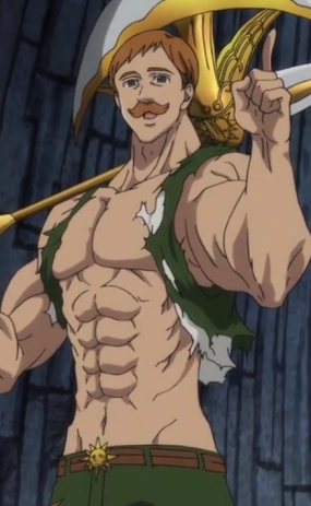 Escanor with his axe