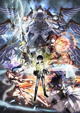 Promotional poster showing Shido and the Spirit of Origin
