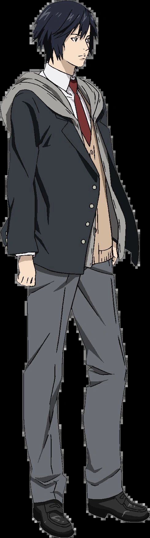 Hiro Shishigami in his school uniform