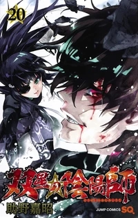 Volume 20 cover with Rokuro and Benio