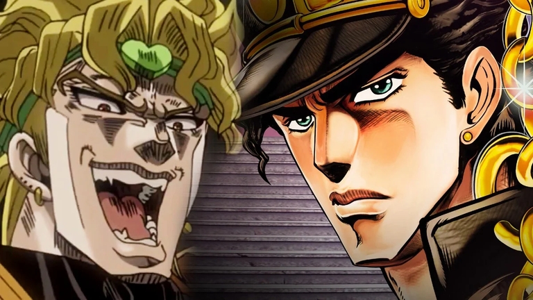 Dio and Jotaro face off in Cairo